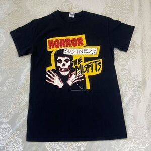 Gildan Black Horror Business Graphic Tee